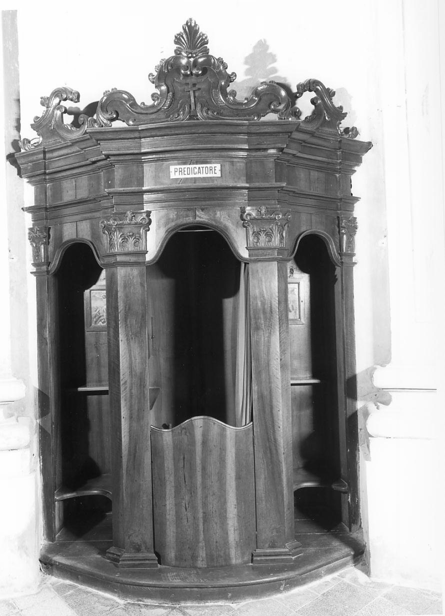 confessionale - ambito mantovano (seconda metà sec. XIX)