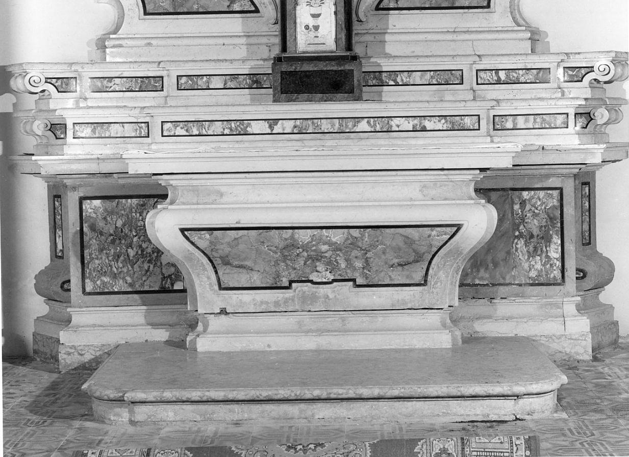 mensa d'altare - ambito mantovano (sec. XVIII)