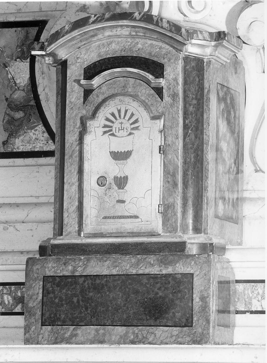 tabernacolo - a tempietto - ambito mantovano (seconda metà sec. XIX)