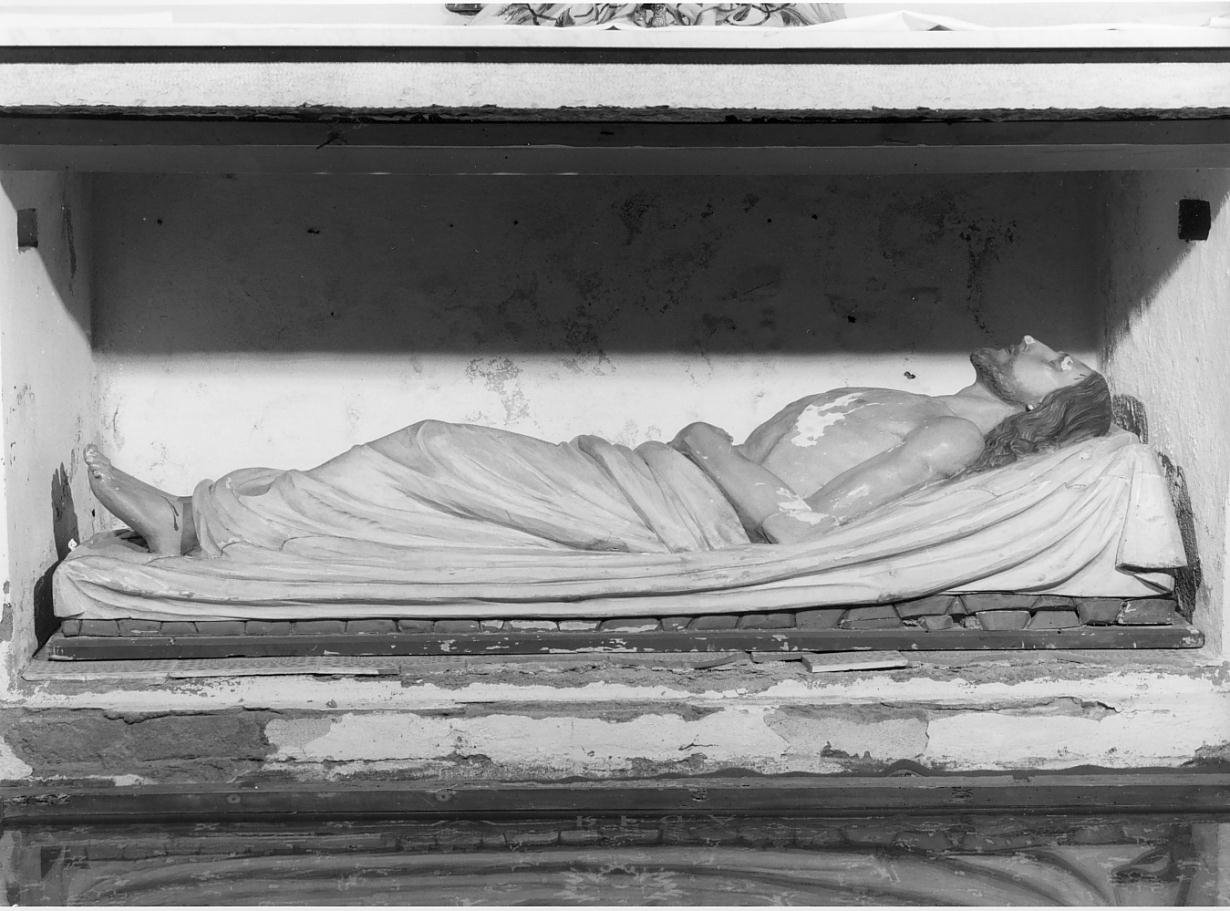 Cristo morto (statua) - ambito mantovano (prima metà sec. XIX)
