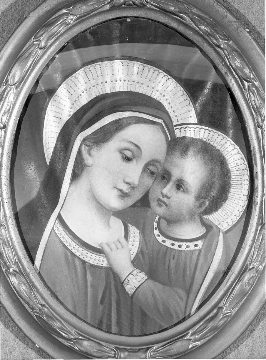 Madonna con Bambino (dipinto) di Baldissara Anselmo (prima metà sec. XX)