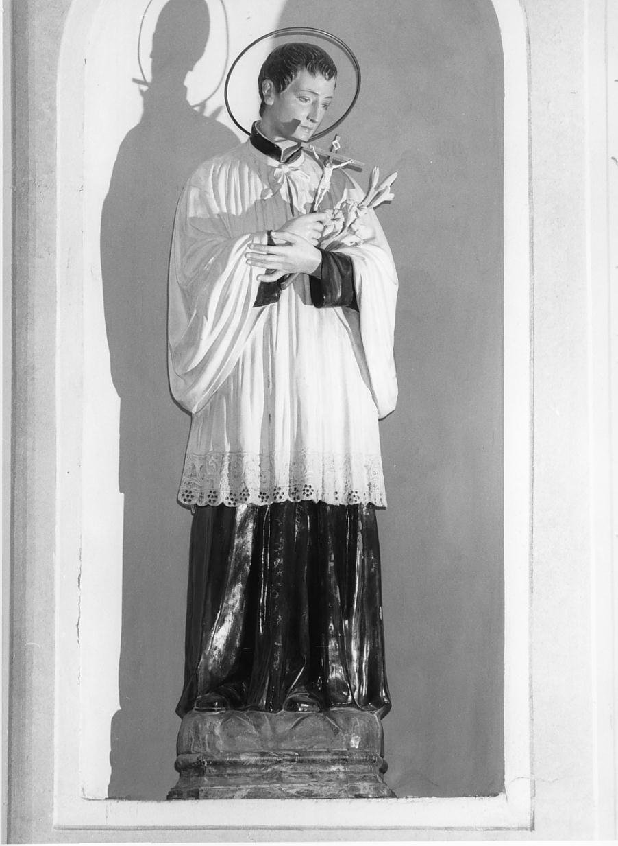 San Luigi Gonzaga (statua) - ambito mantovano (prima metà sec. XX)