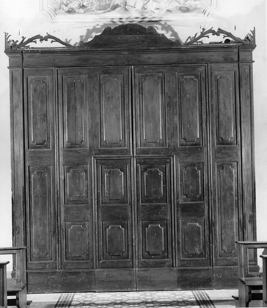 bussola d'ingresso - ambito mantovano (prima metà sec. XVII)