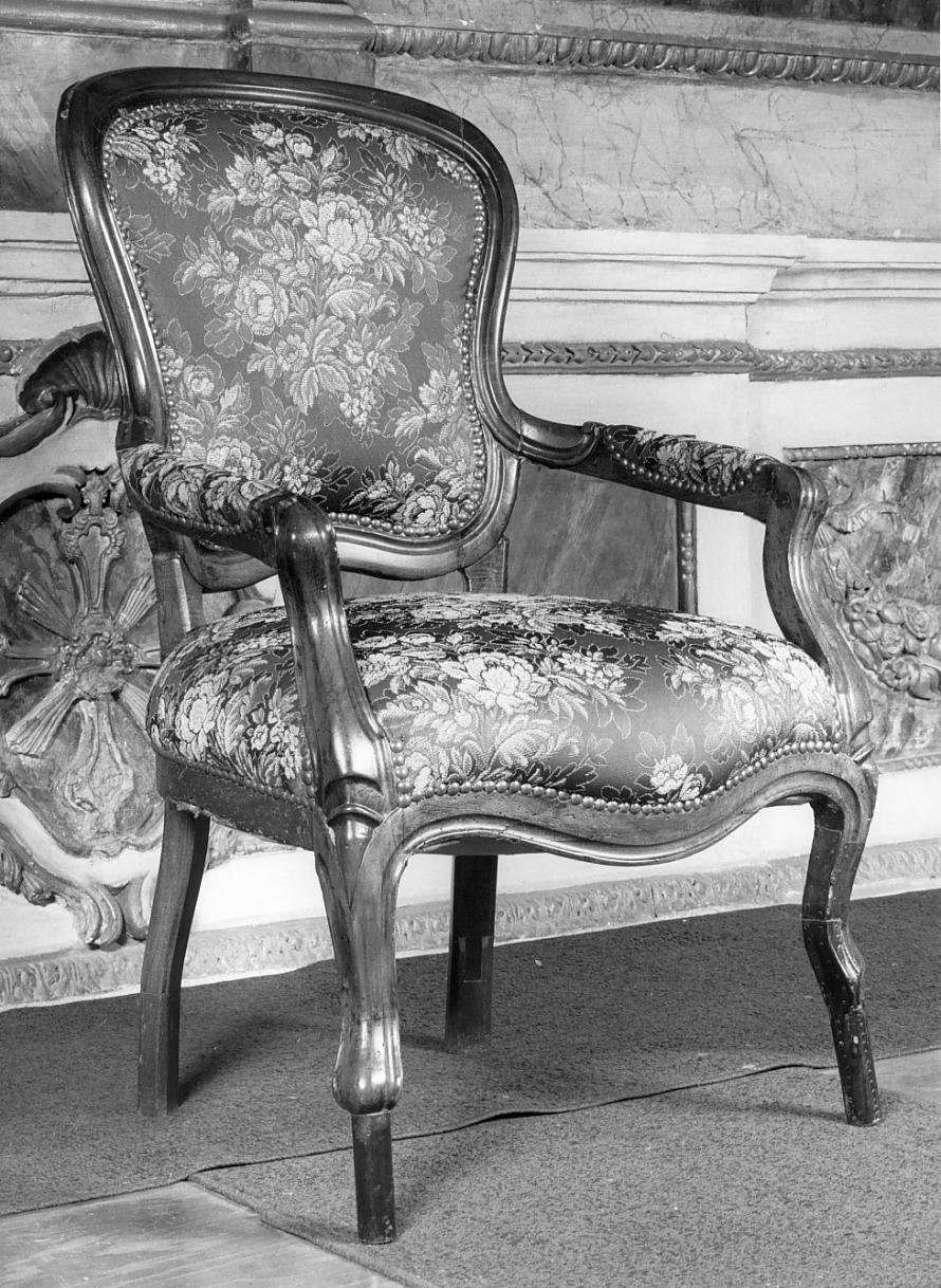 sedia - a braccioli - ambito mantovano (primo quarto sec. XIX)