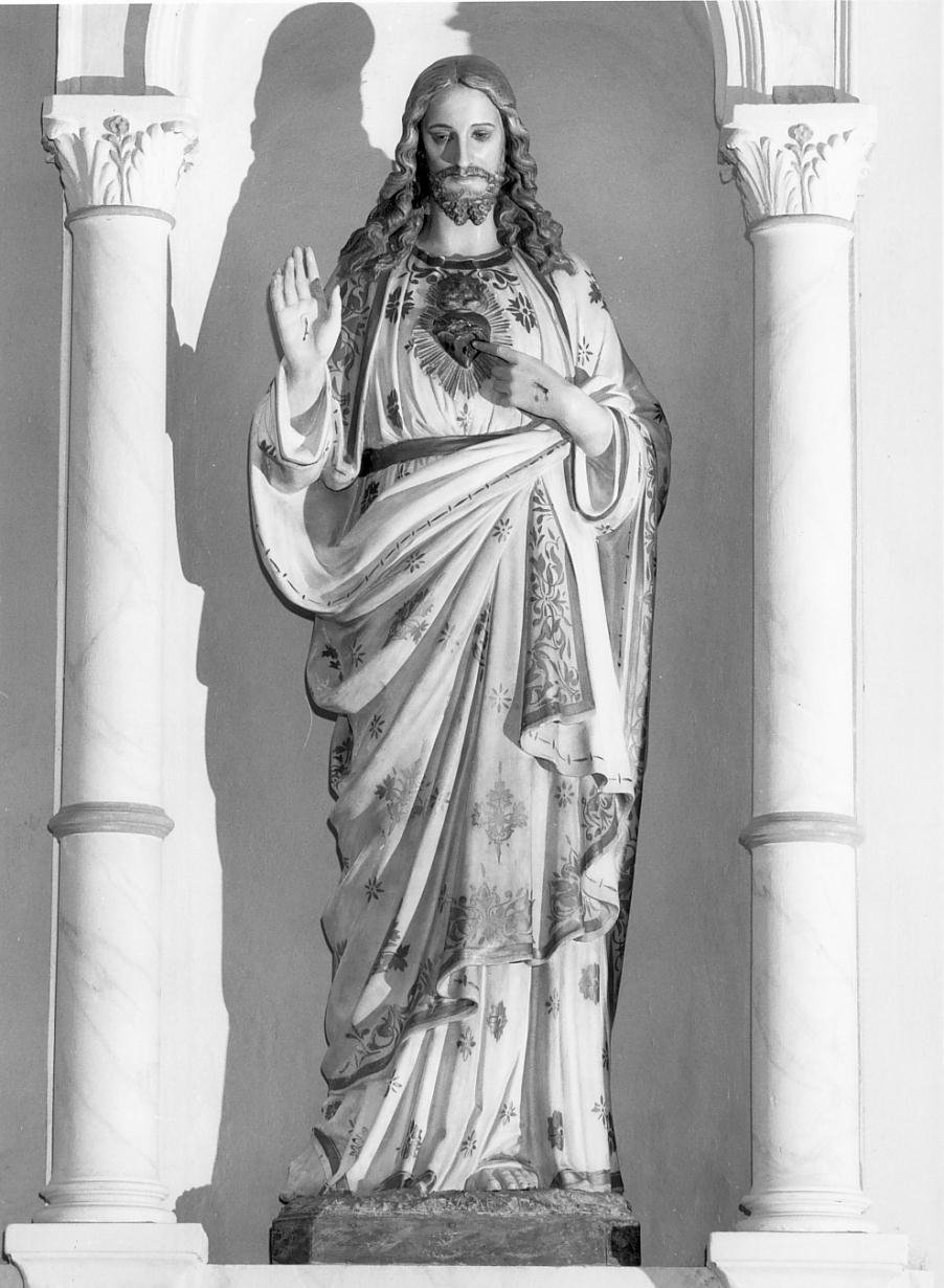 Sacro Cuore di Gesu' (statua) - ambito mantovano (prima metà sec. XX)