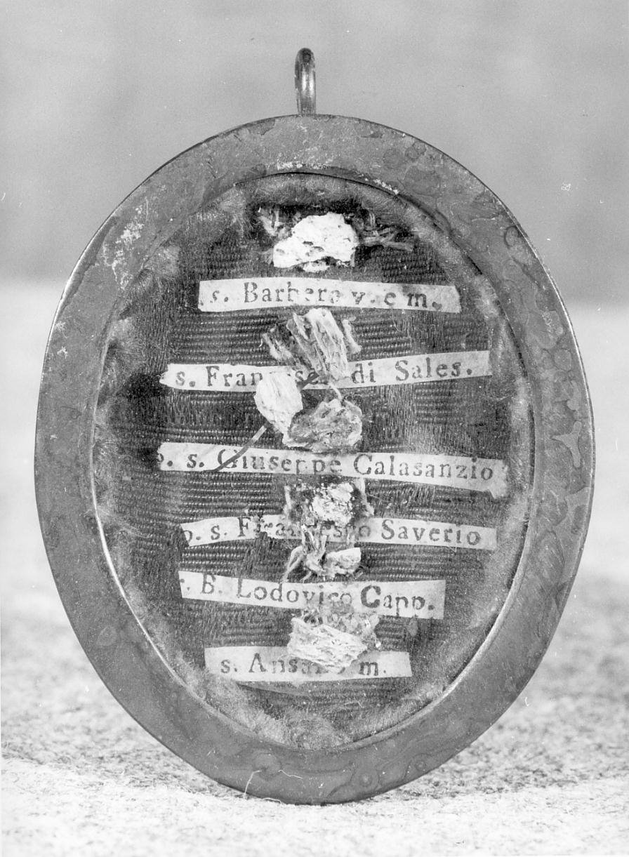 reliquiario - ambito mantovano (primo quarto sec. XX)