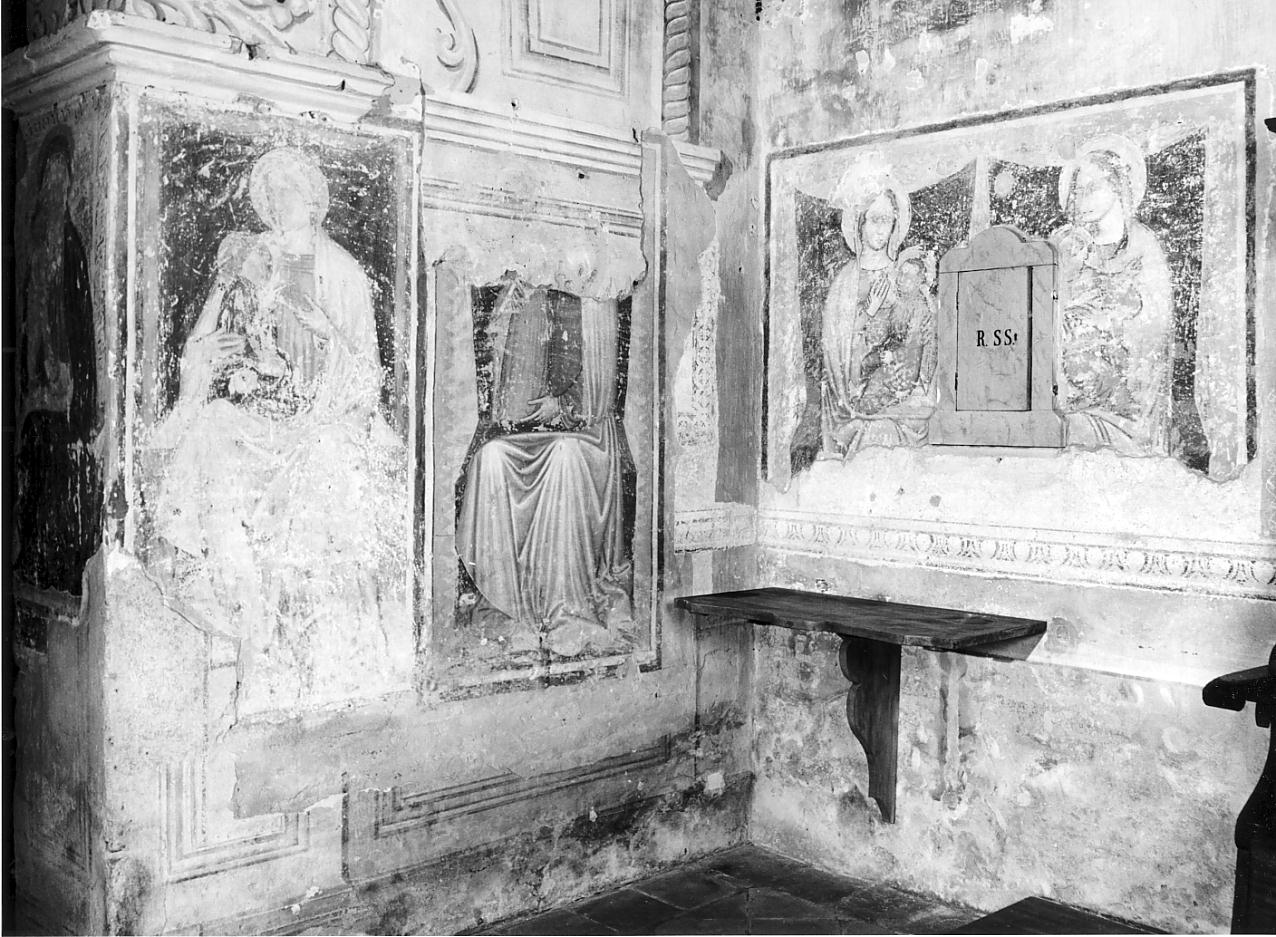 Madonna del Latte, Madonna in trono con Bambino (dipinto, insieme) - ambito lombardo (prima metà sec. XV)