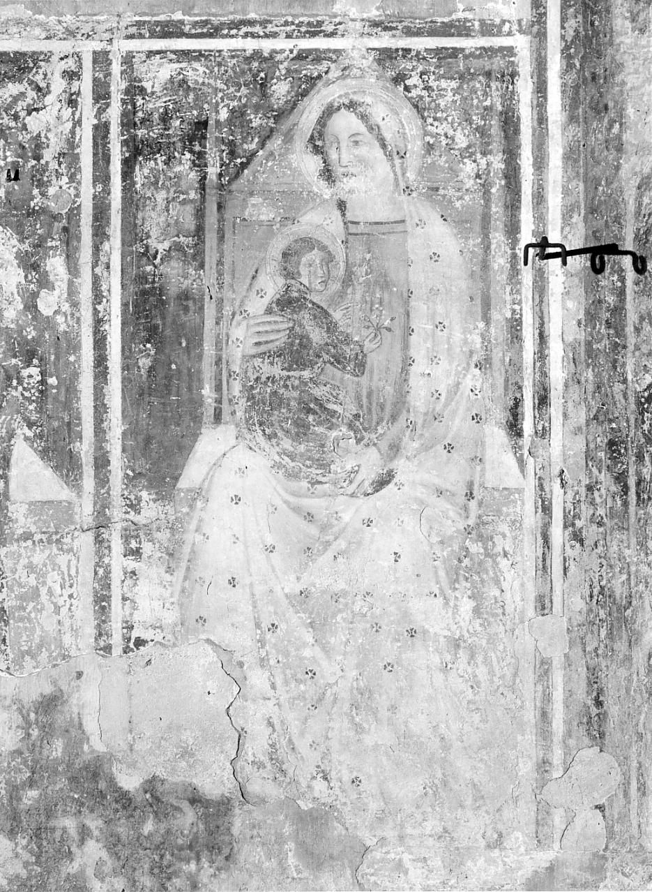 Madonna in trono con Bambino (dipinto, opera isolata) - ambito lombardo (prima metà sec. XV)