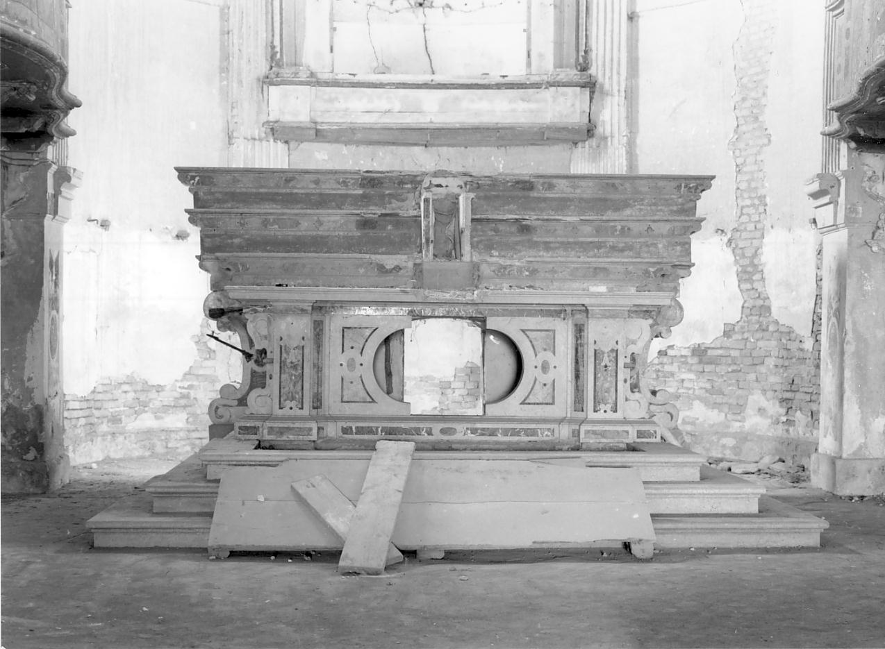 altare, elemento d'insieme - ambito lombardo (prima metà sec. XVIII)