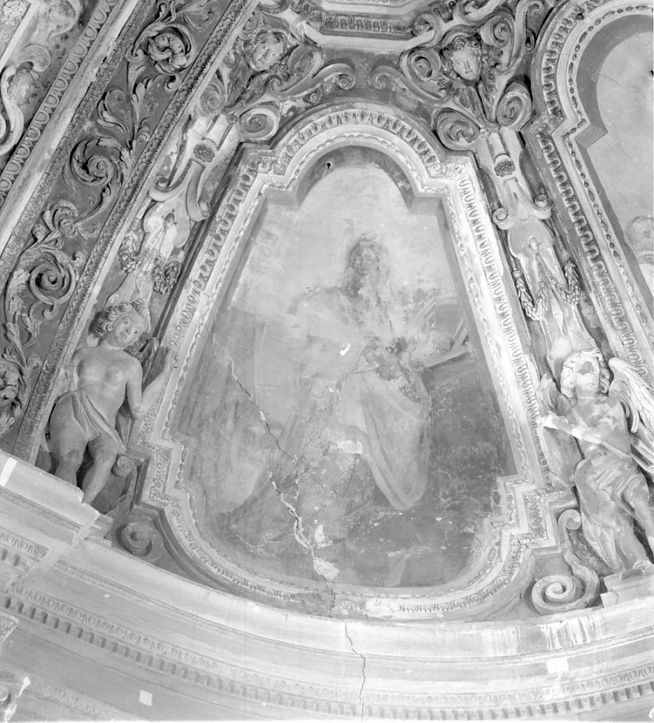 Madonna annunciata (dipinto, elemento d'insieme) - ambito lombardo (ultimo quarto sec. XVI)