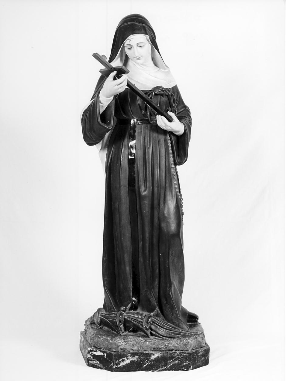 Santa Rita da Cascia (statua, opera isolata) - ambito cremonese (prima metà sec. XX)