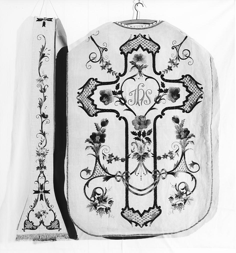 motivi decorativi (paramento liturgico, insieme) - manifattura cremonese (sec. XIX)