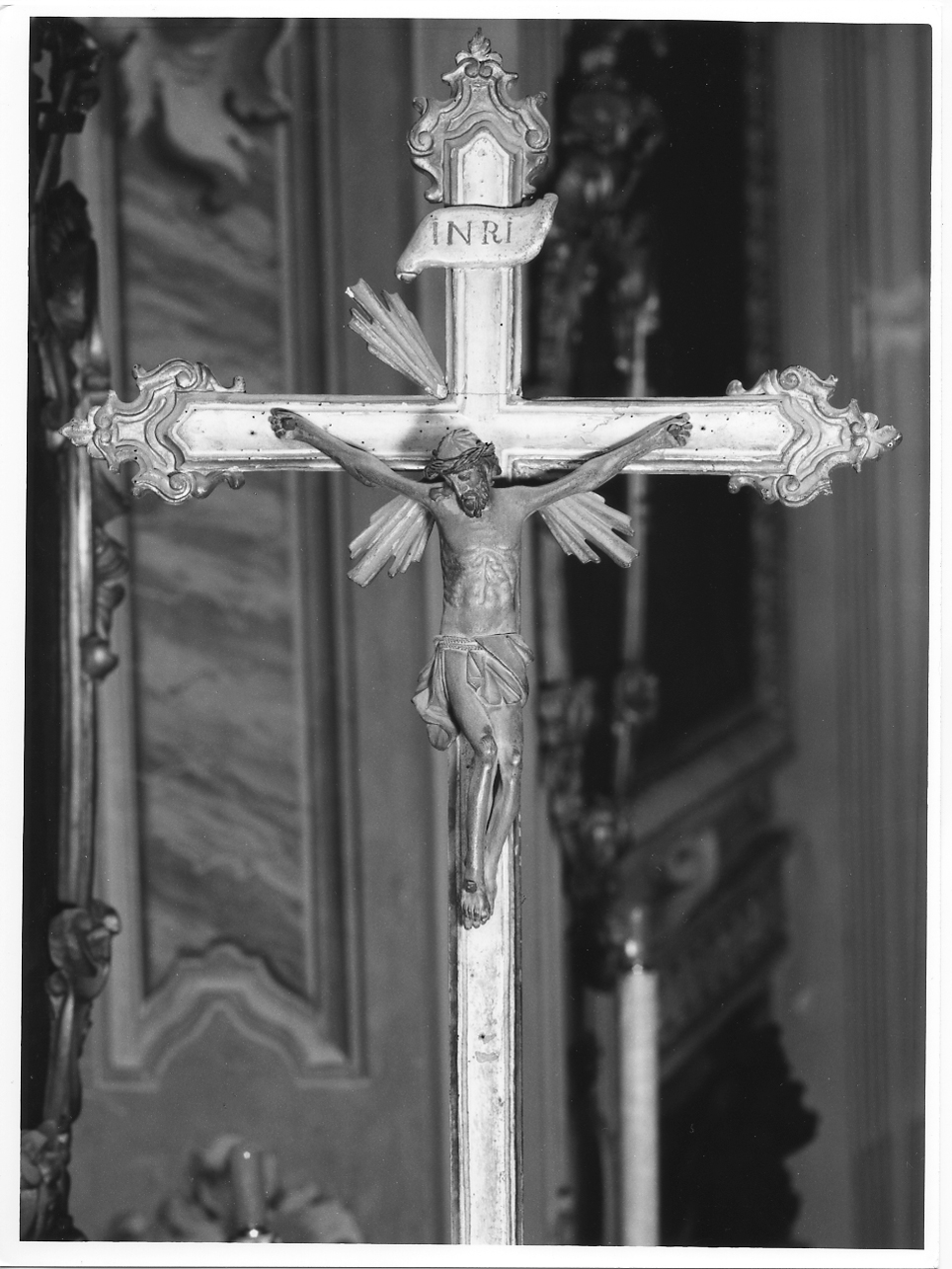 crocifisso, opera isolata - ambito bresciano (metà sec. XVIII)