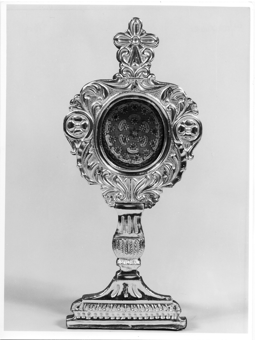 reliquiario - a ostensorio, opera isolata - ambito bresciano (secondo quarto sec. XIX)