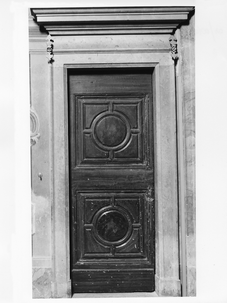 mostra di porta, serie - ambito bresciano (metà sec. XVIII)