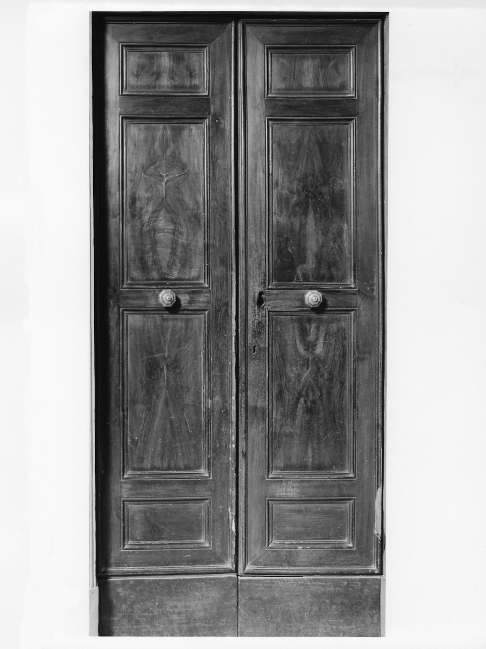 porta - a due battenti, elemento d'insieme - ambito bresciano (metà sec. XVIII)