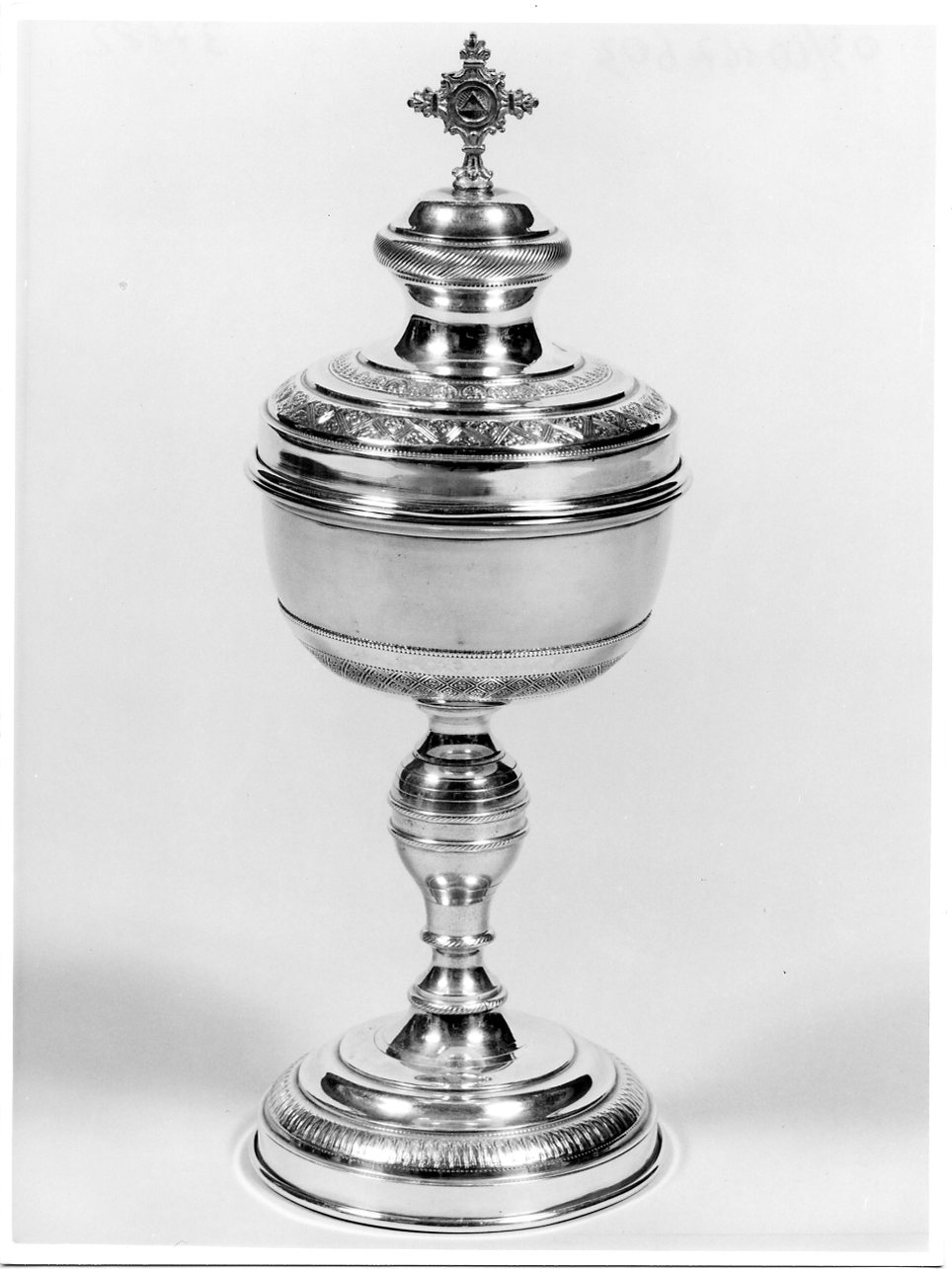 pisside, opera isolata - ambito bresciano (seconda metà sec. XIX)