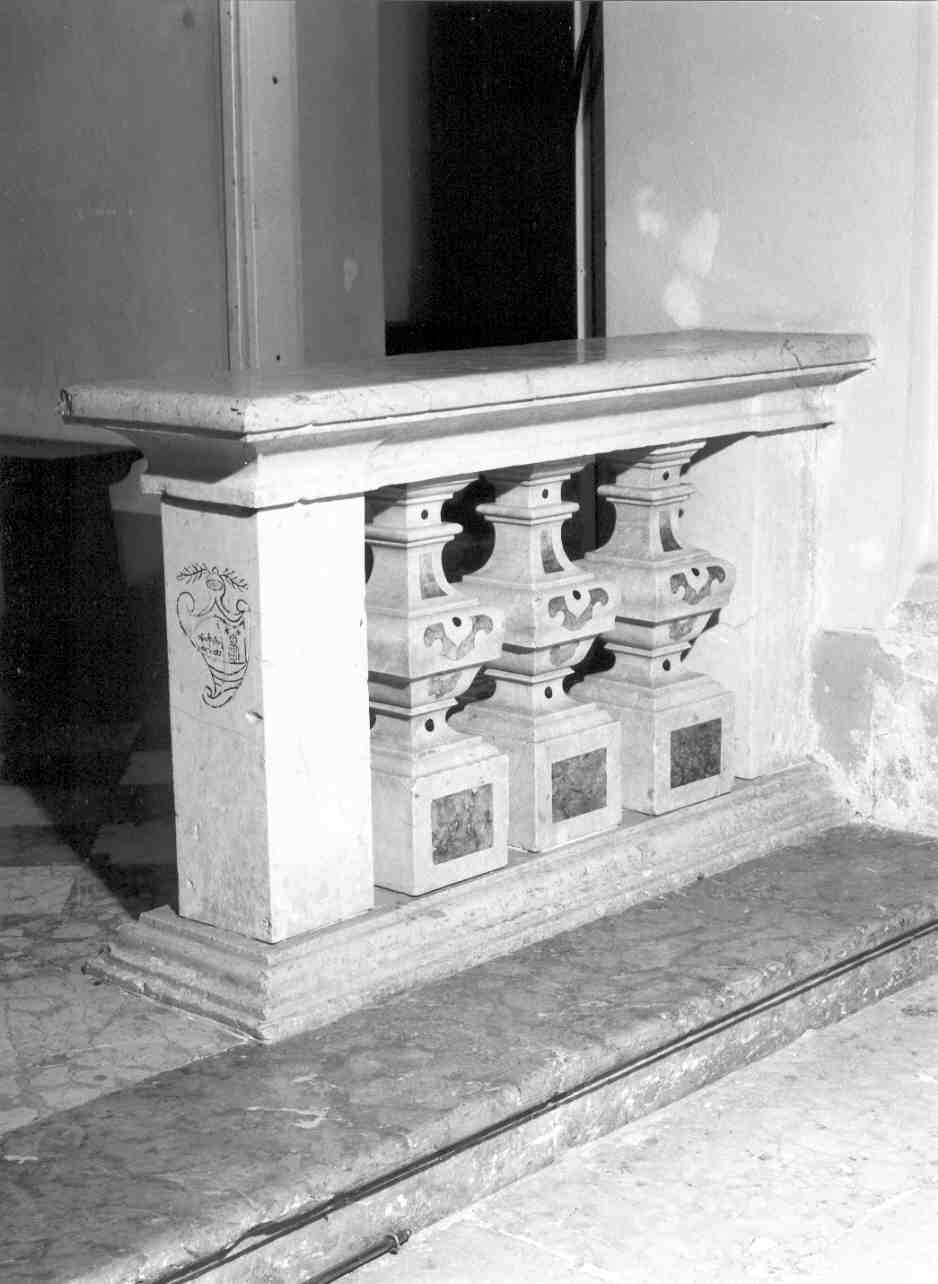 balaustrata, opera isolata - bottega mantovana (sec. XVIII)