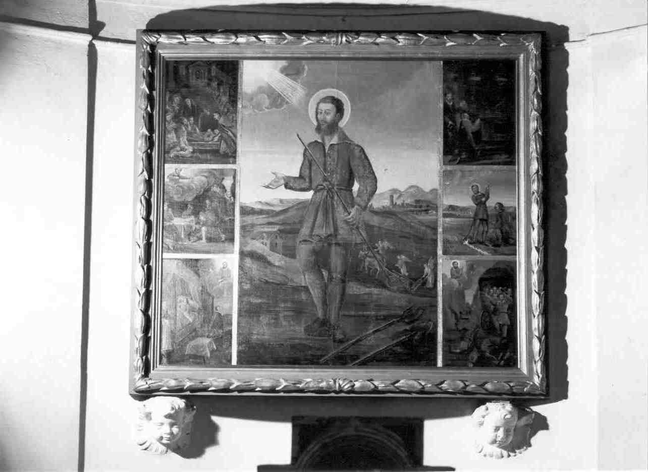 Storie della vita di Sant'Isidoro (dipinto, opera isolata) - ambito mantovano (seconda metà sec. XVIII)