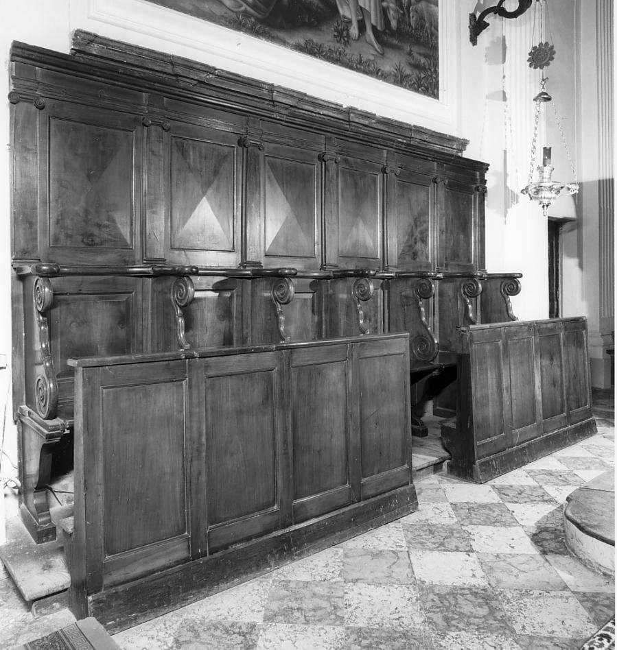stalli del coro - ambito mantovano (sec. XIX)