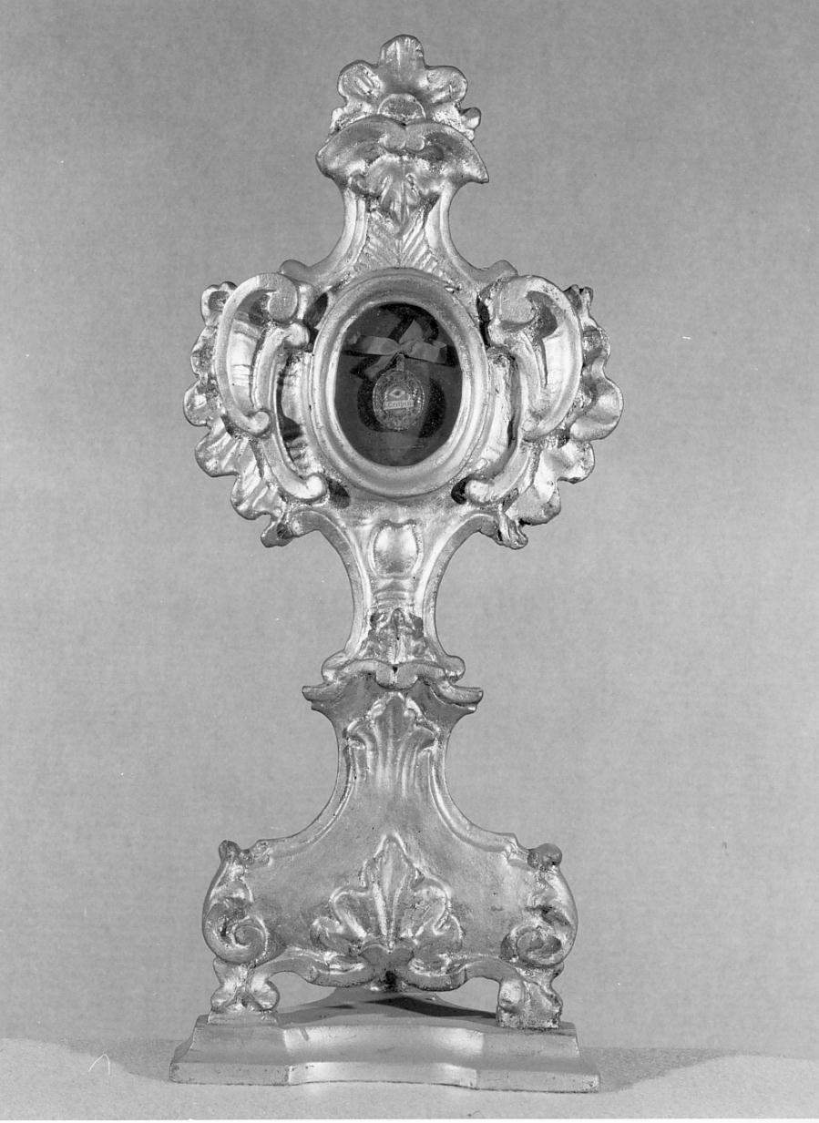 reliquiario - a ostensorio - ambito mantovano (sec. XIX)