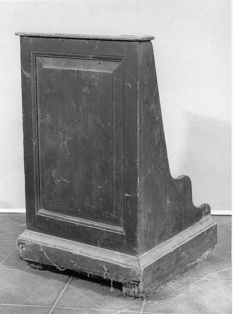 inginocchiatoio - ambito mantovano (sec. XIX)