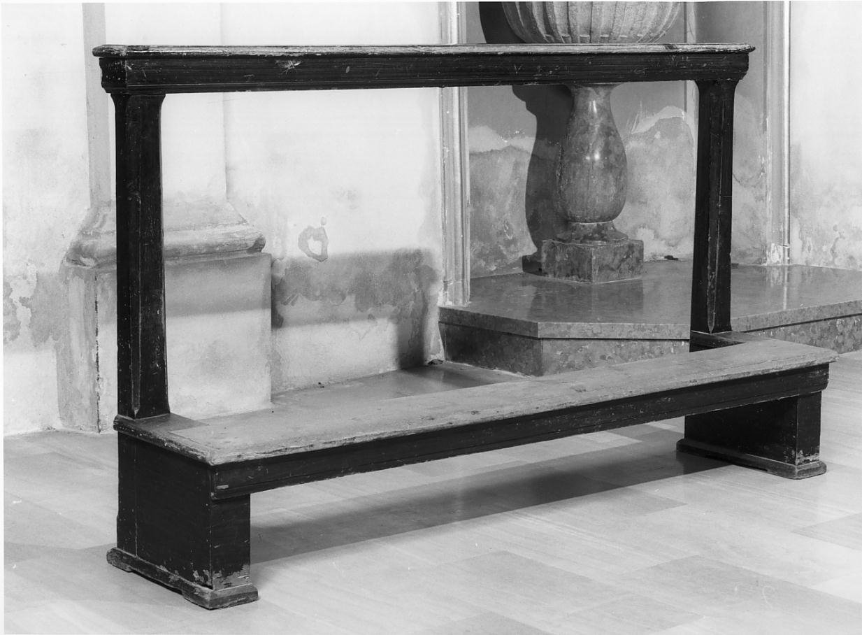 inginocchiatoio - ambito mantovano (secondo quarto sec. XX)