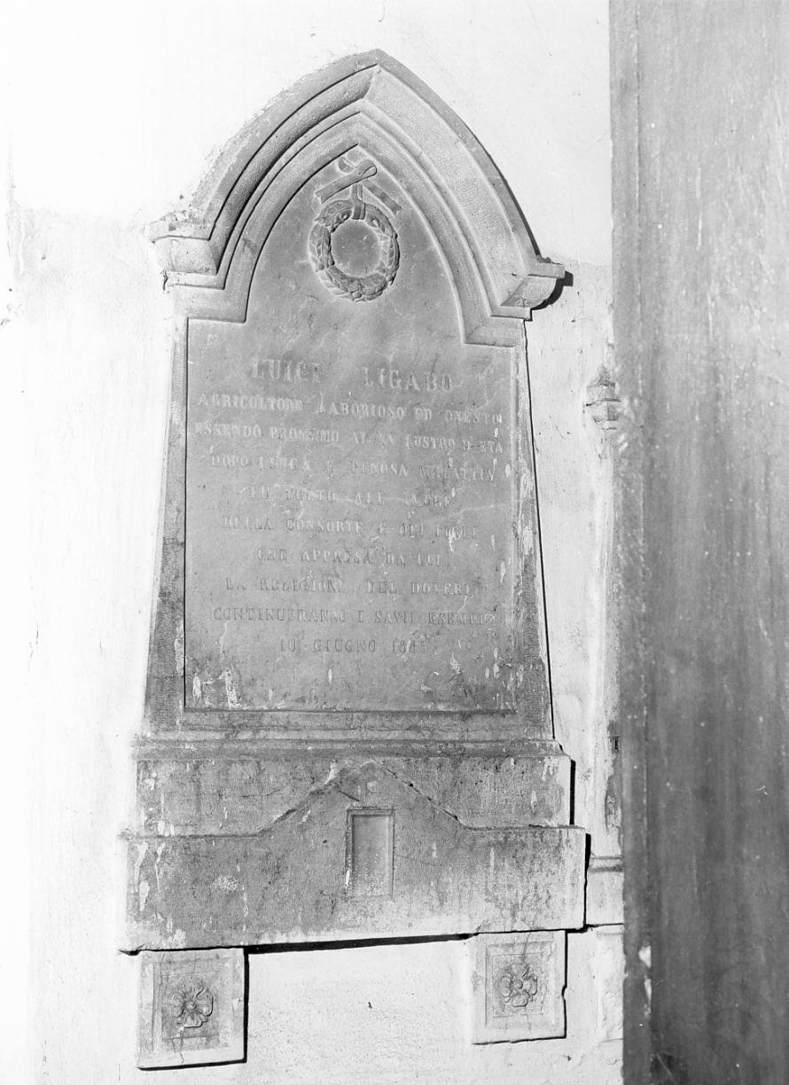 lapide - ambito mantovano (sec. XIX)