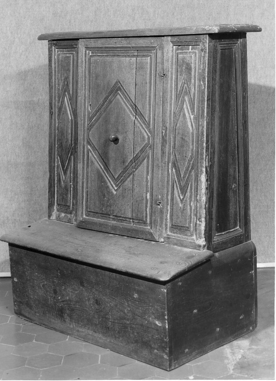 inginocchiatoio - ambito mantovano (seconda metà sec. XIX)