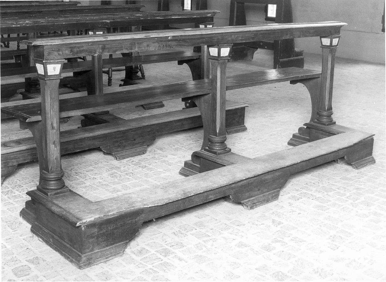 banco da chiesa - ambito mantovano (primo quarto sec. XX)