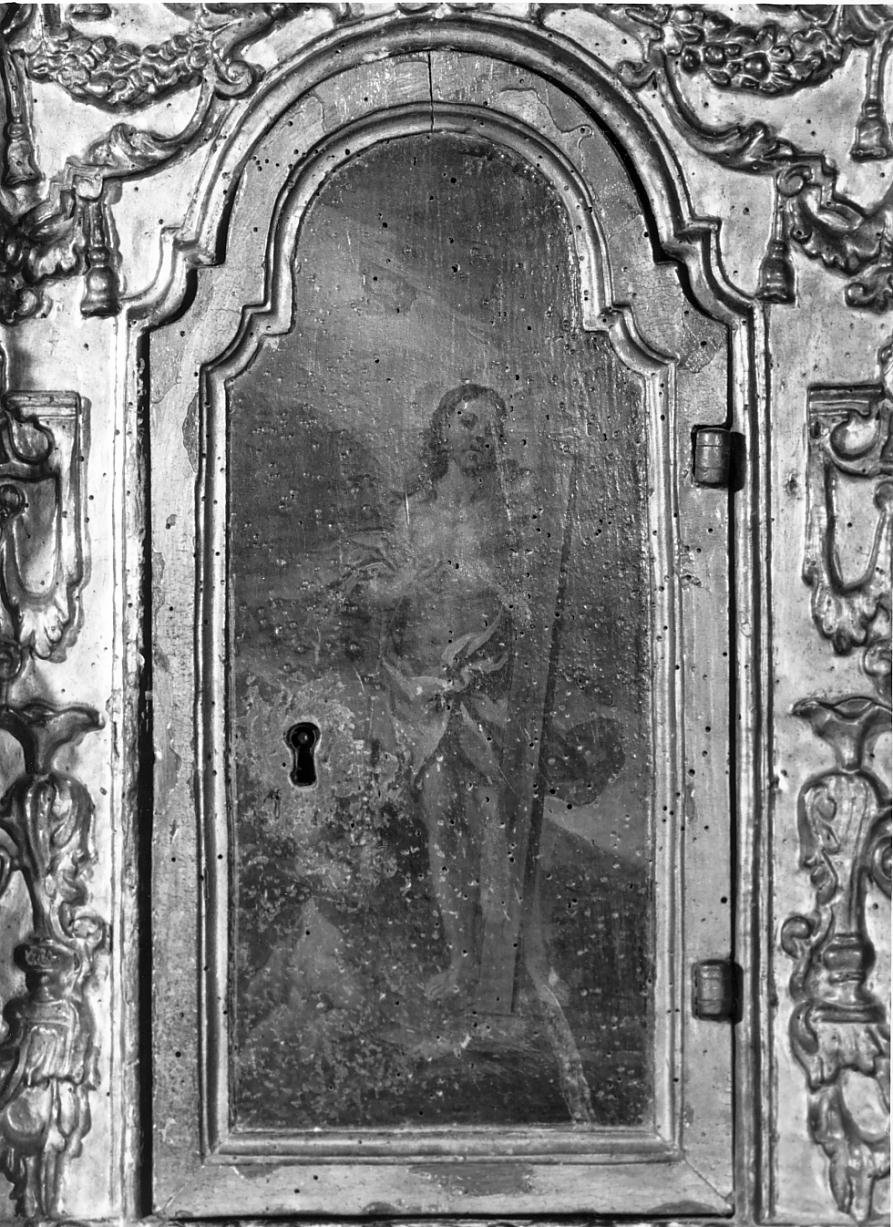 Cristo Risorto (sportello di tabernacolo) - ambito mantovano (fine/inizio secc. XVII/ XVIII)
