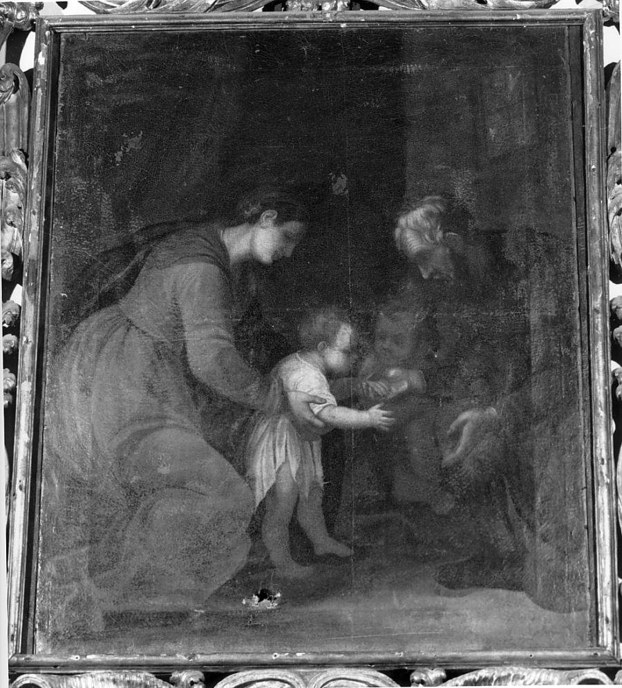 Sacra Famiglia con San Giovannino (dipinto) - ambito mantovano (sec. XVII)