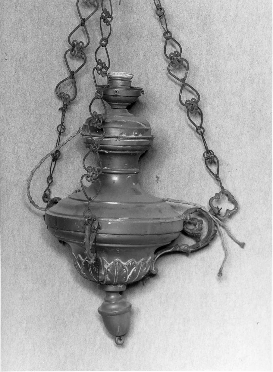 lampada pensile - ambito mantovano (prima metà sec. XIX)