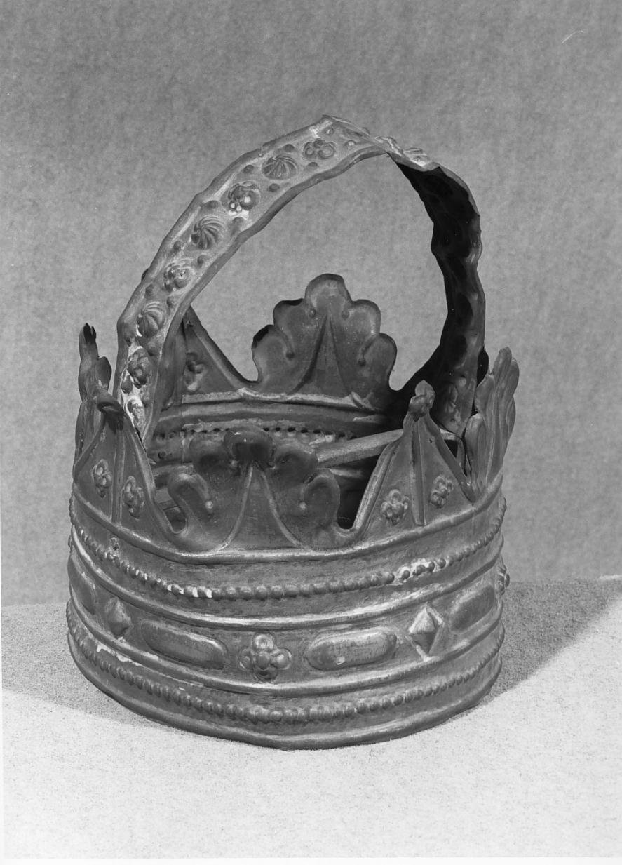 corona da statua - ambito mantovano (prima metà sec. XIX)