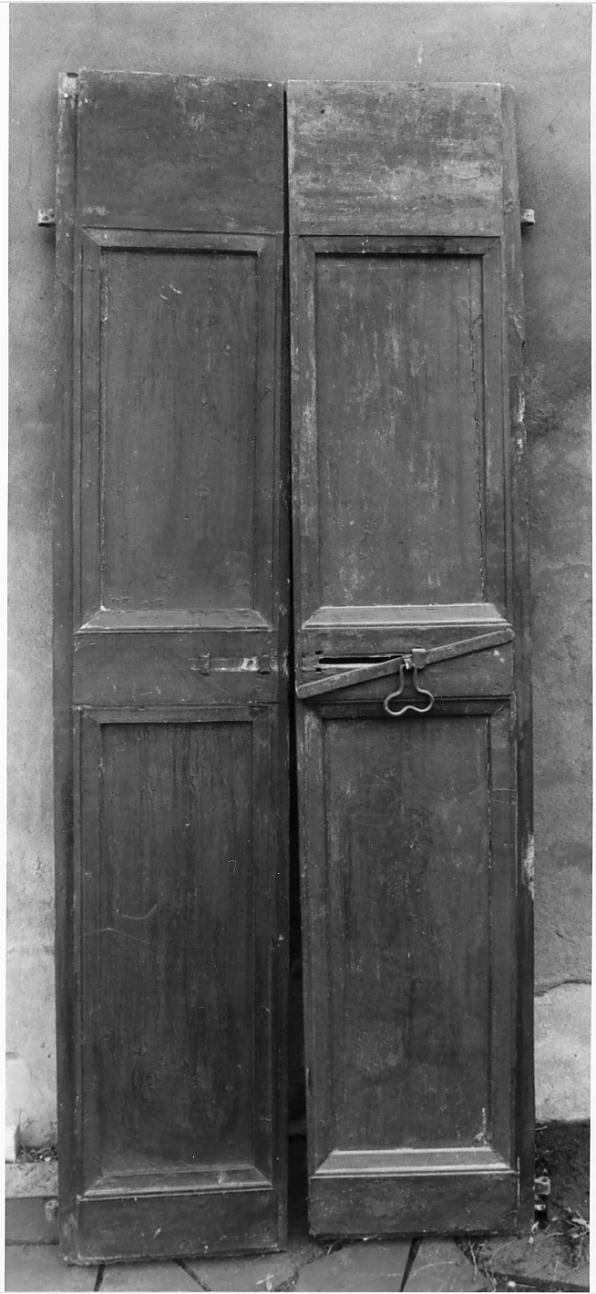 porta - a due battenti - ambito mantovano (seconda metà sec. XVIII)