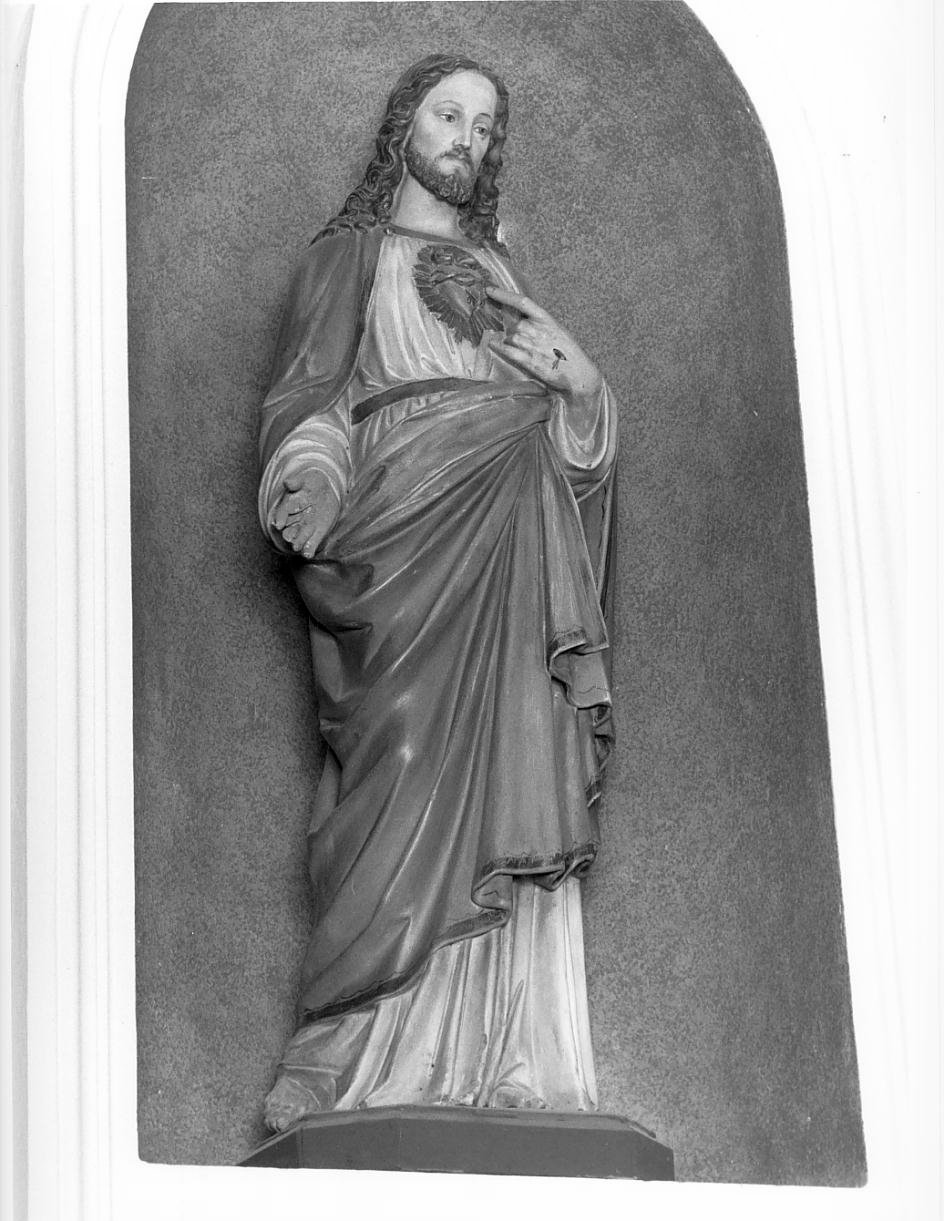 Sacro Cuore di Gesu' (statua) - ambito mantovano (primo quarto sec. XX)