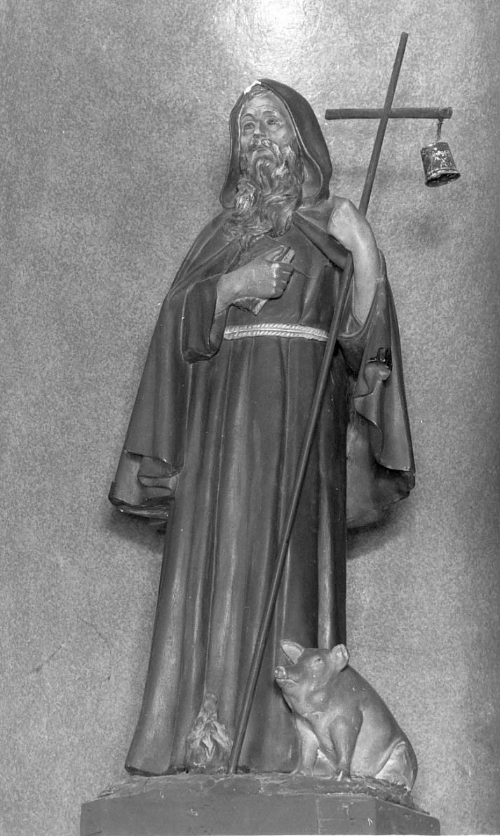 Sant'Antonio Abate (statua) - ambito mantovano (prima metà sec. XIX)