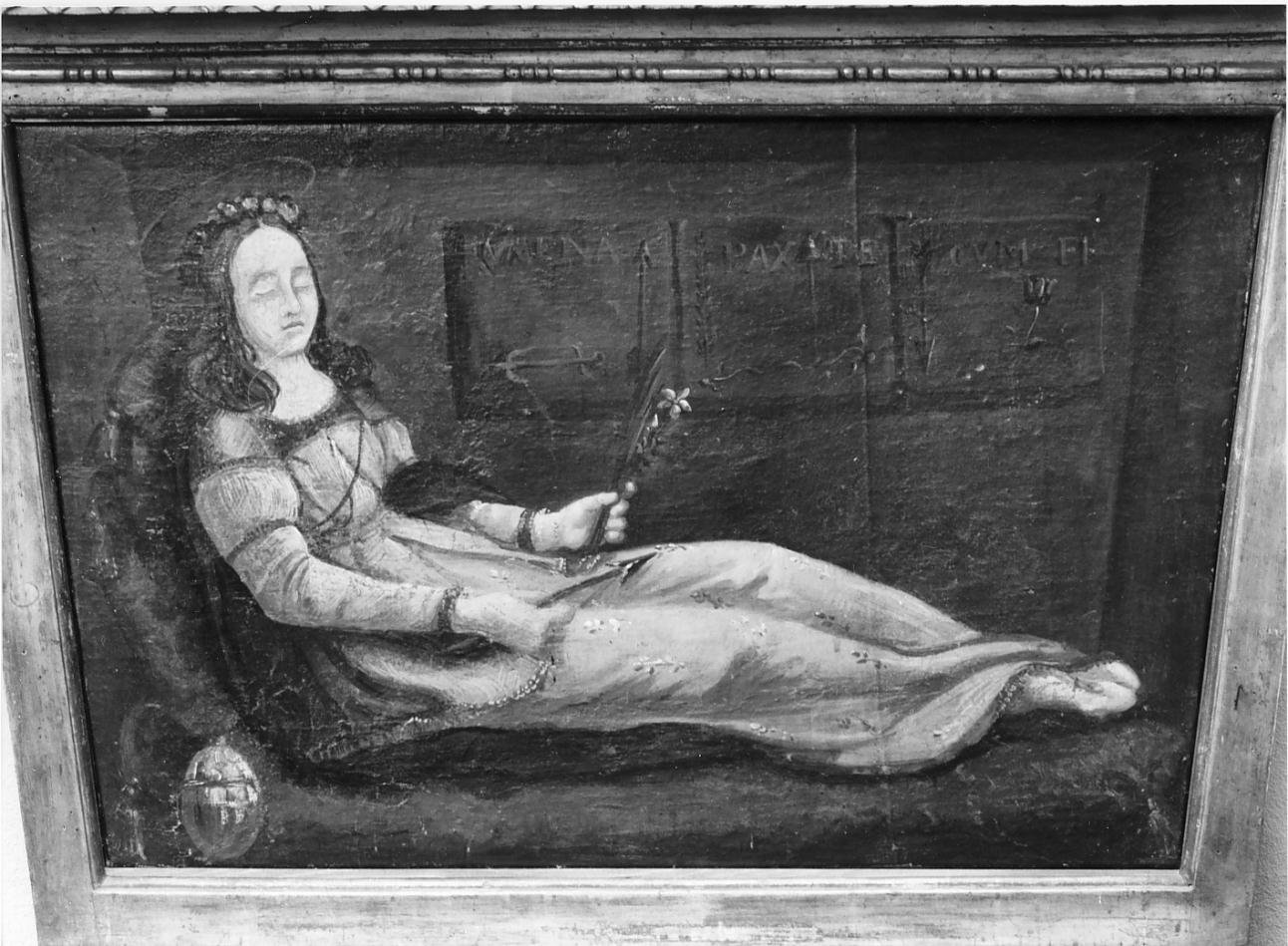 Santa Filomena (dipinto) di Ruggeri Antonio (attribuito) (sec. XIX)