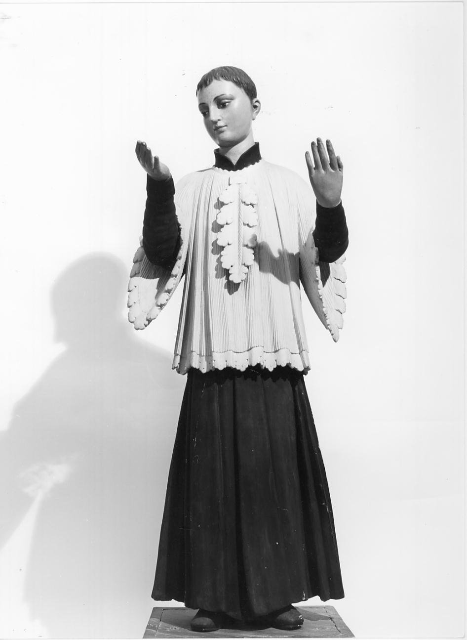 San Luigi Gonzaga (statua) - ambito mantovano (sec. XIX)