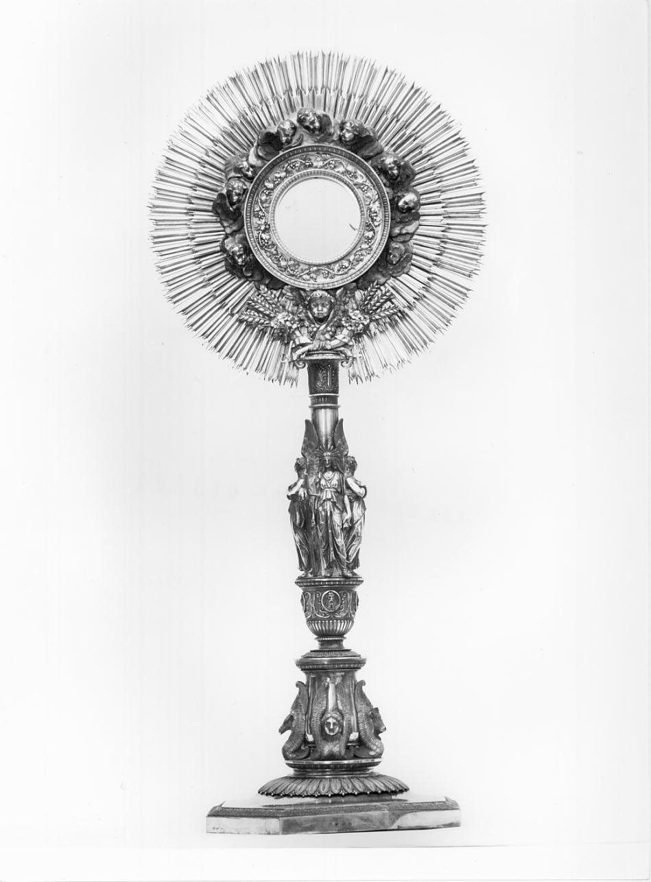 ostensorio - a raggiera di Scorzino Giovanni Battista (sec. XIX)