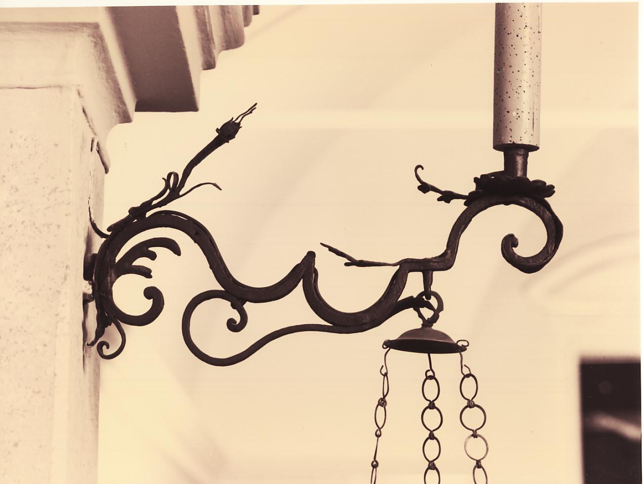 candeliere da parete, serie - ambito bresciano (terzo quarto sec. XVIII)