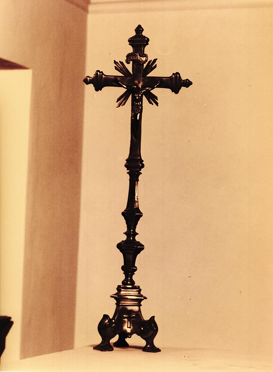 croce d'altare, elemento d'insieme - ambito bresciano (seconda metà sec. XVIII)