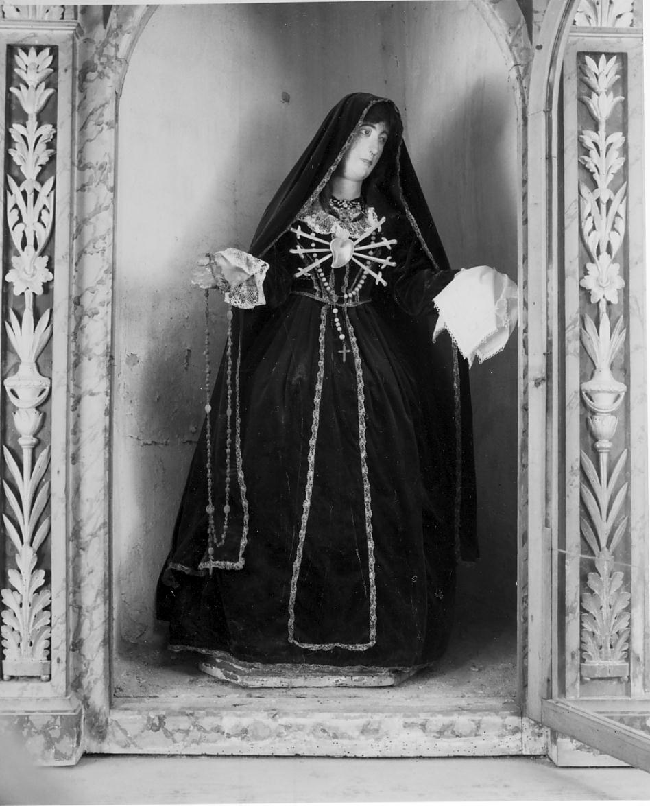 Madonna trafitta da sette spade (statua, elemento d'insieme) - ambito viadanese (?) (seconda metà sec. XIX)