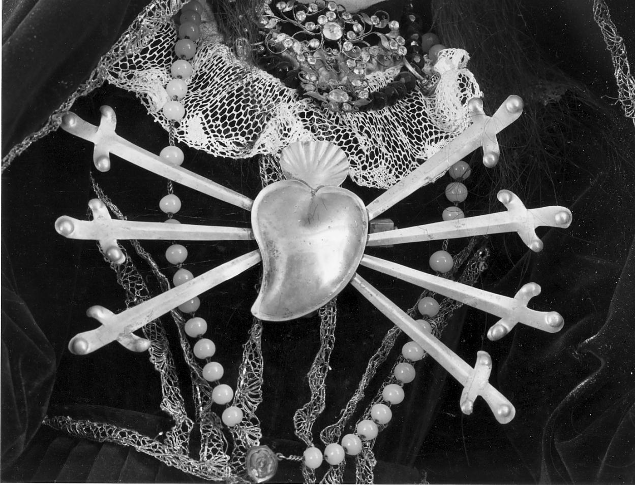 attributo iconografico di immagine sacra, elemento d'insieme - ambito viadanese (seconda metà sec. XIX)