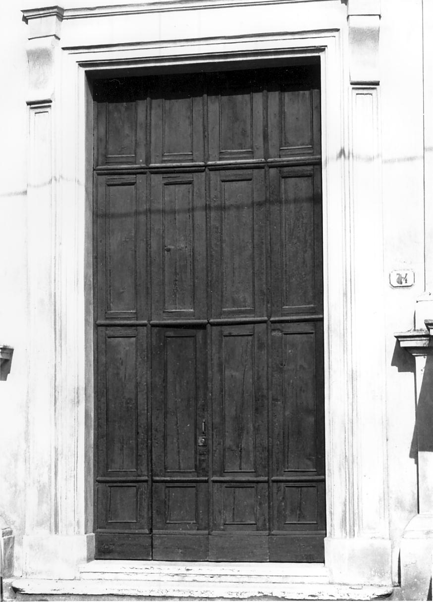 porta, opera isolata - manifattura lombarda (prima metà sec. XIX)