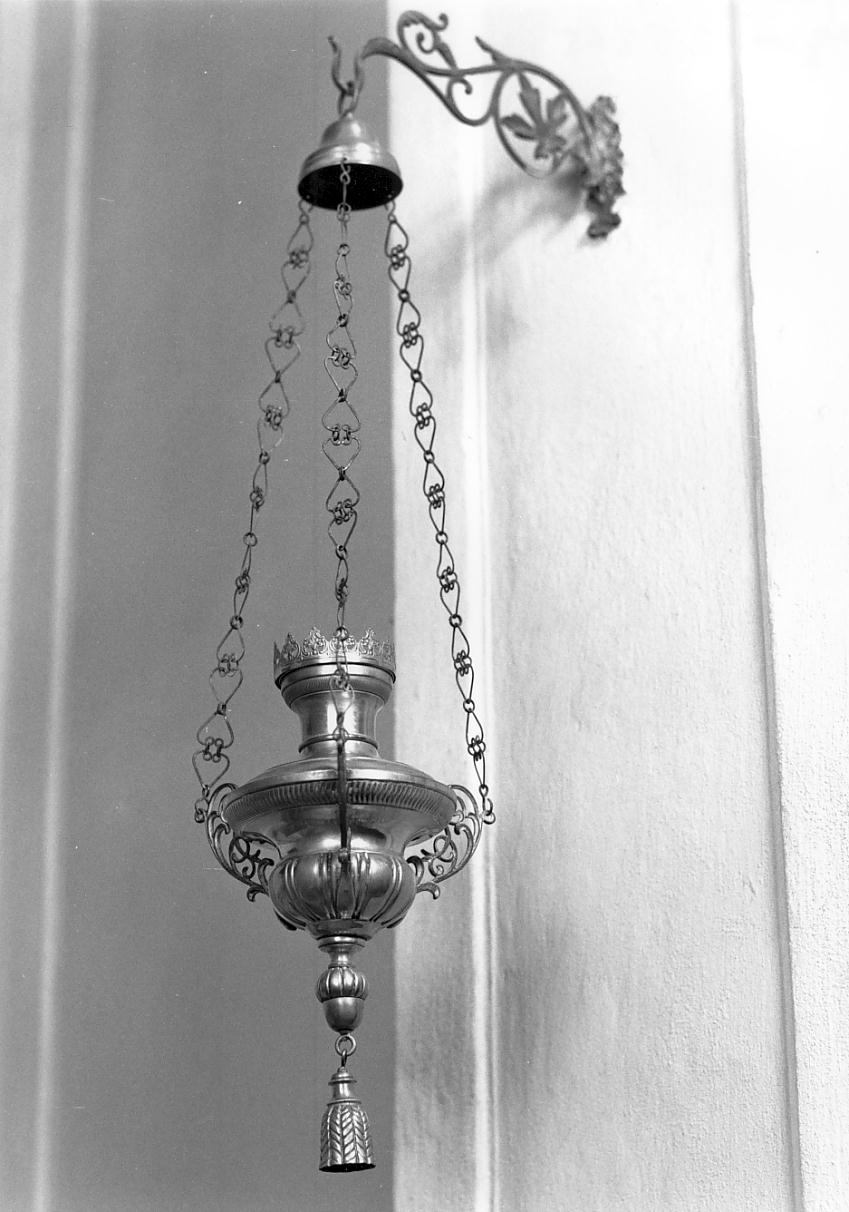 lampada pensile, serie - ambito lombardo (seconda metà sec. XIX)