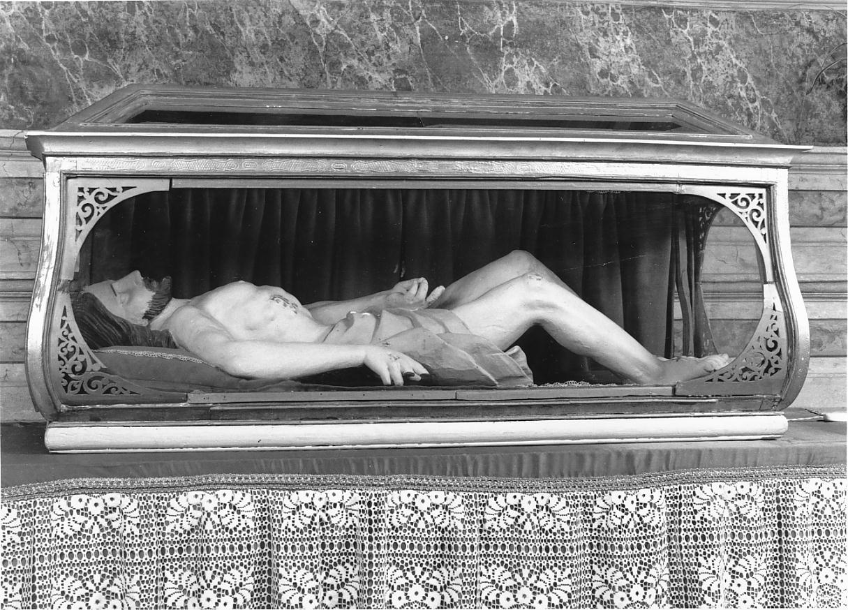 Cristo deposto dalla croce (statua, elemento d'insieme) - ambito lombardo (seconda metà sec. XIX)