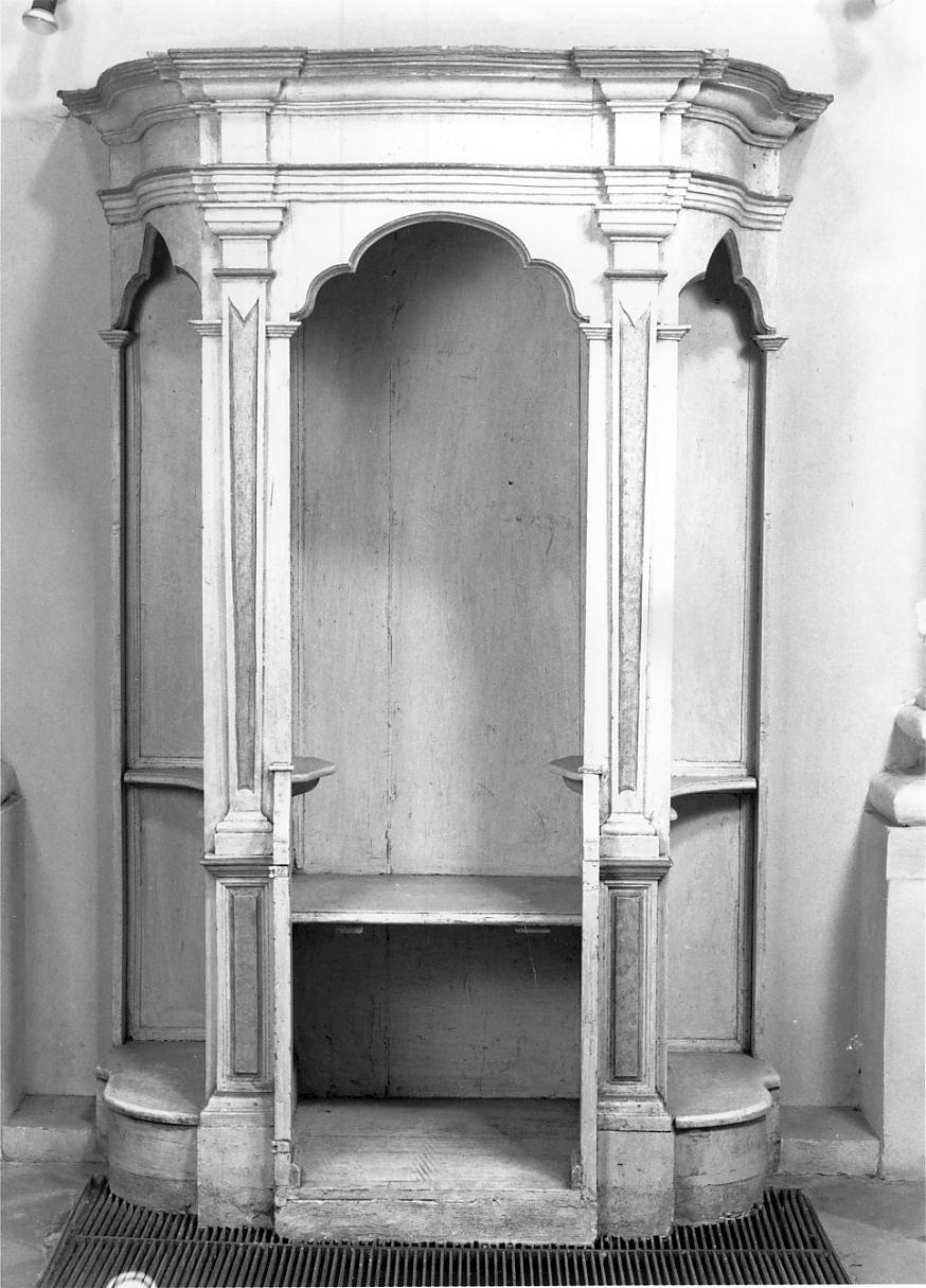 confessionale, serie - manifattura lombarda (seconda metà sec. XVIII)
