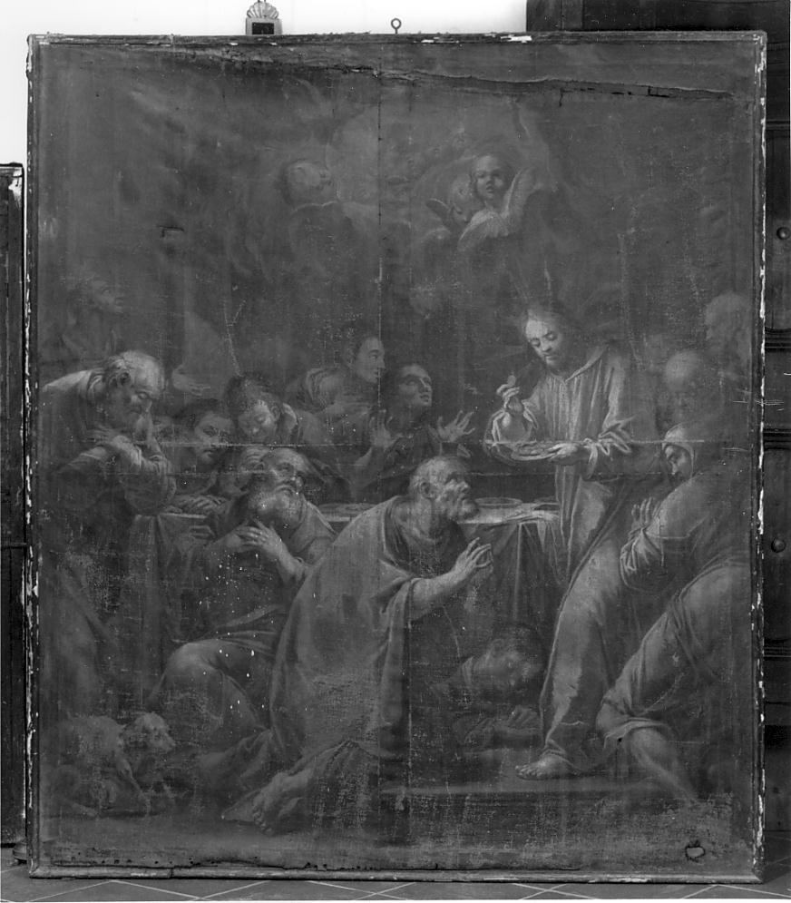 comunione degli apostoli (dipinto, opera isolata) - ambito mantovano (metà sec. XVIII)