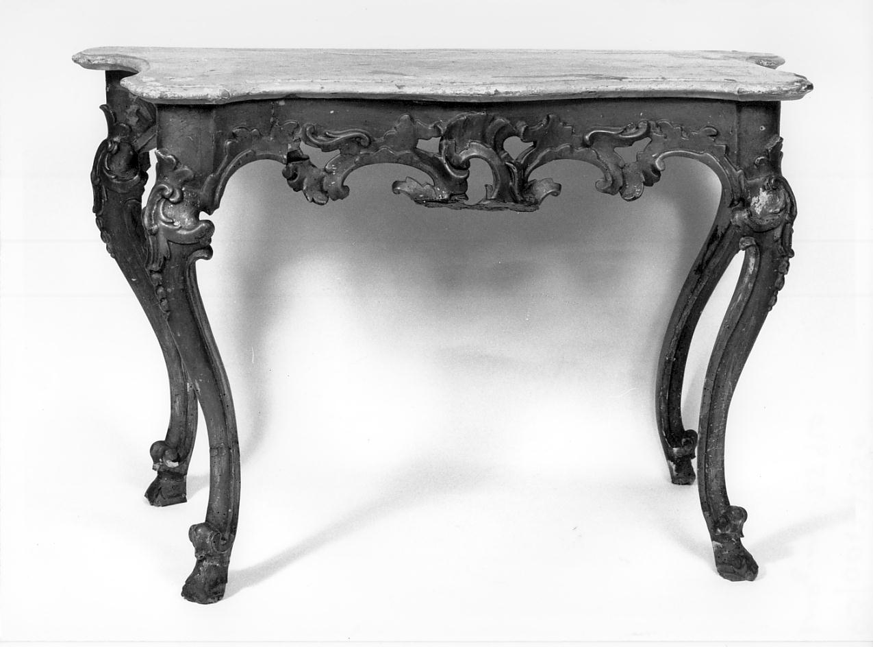 console, opera isolata - manifattura lombarda (prima metà sec. XVIII)